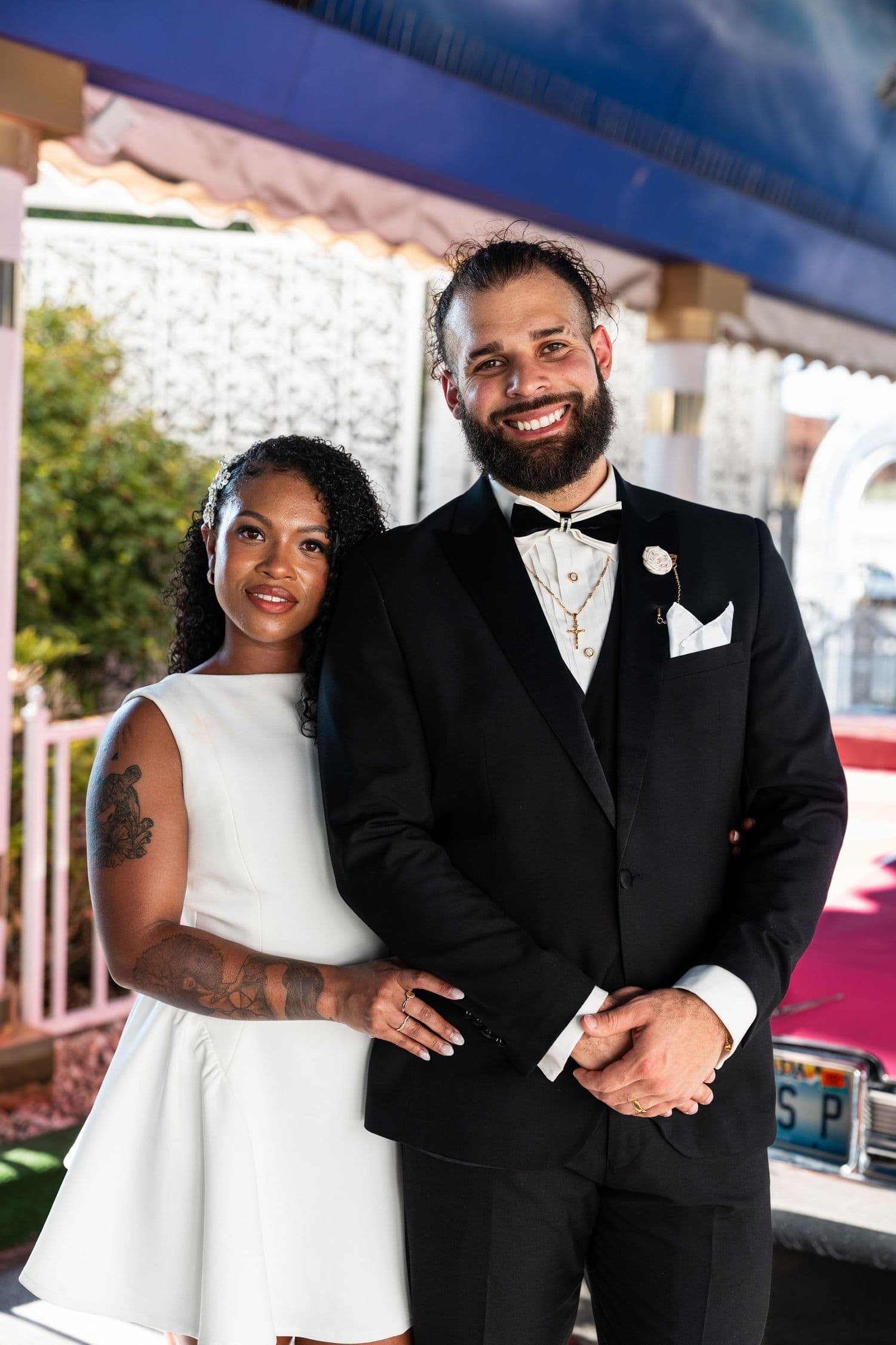 Couple in formal attire