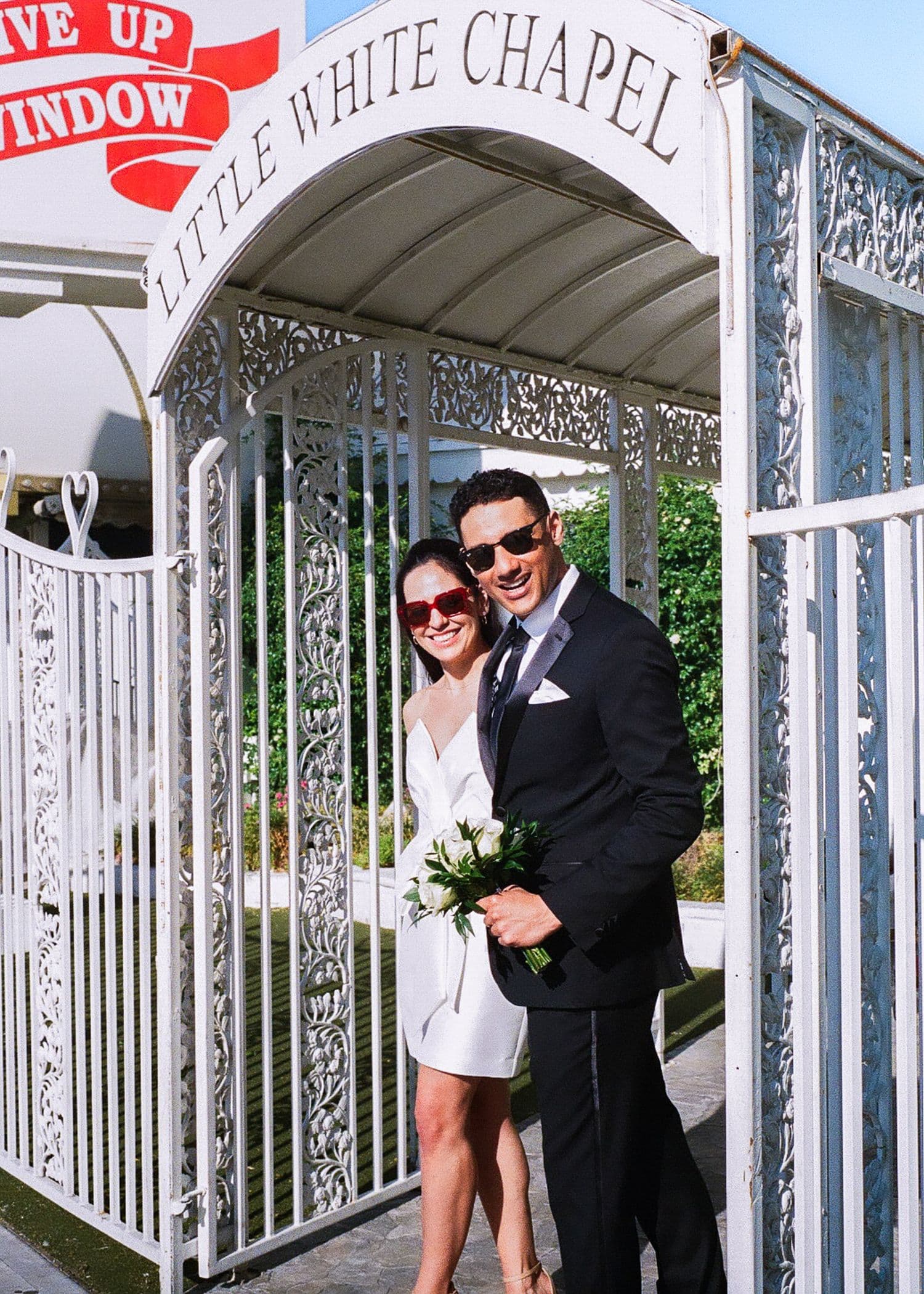 Under the Little White Chapel arch